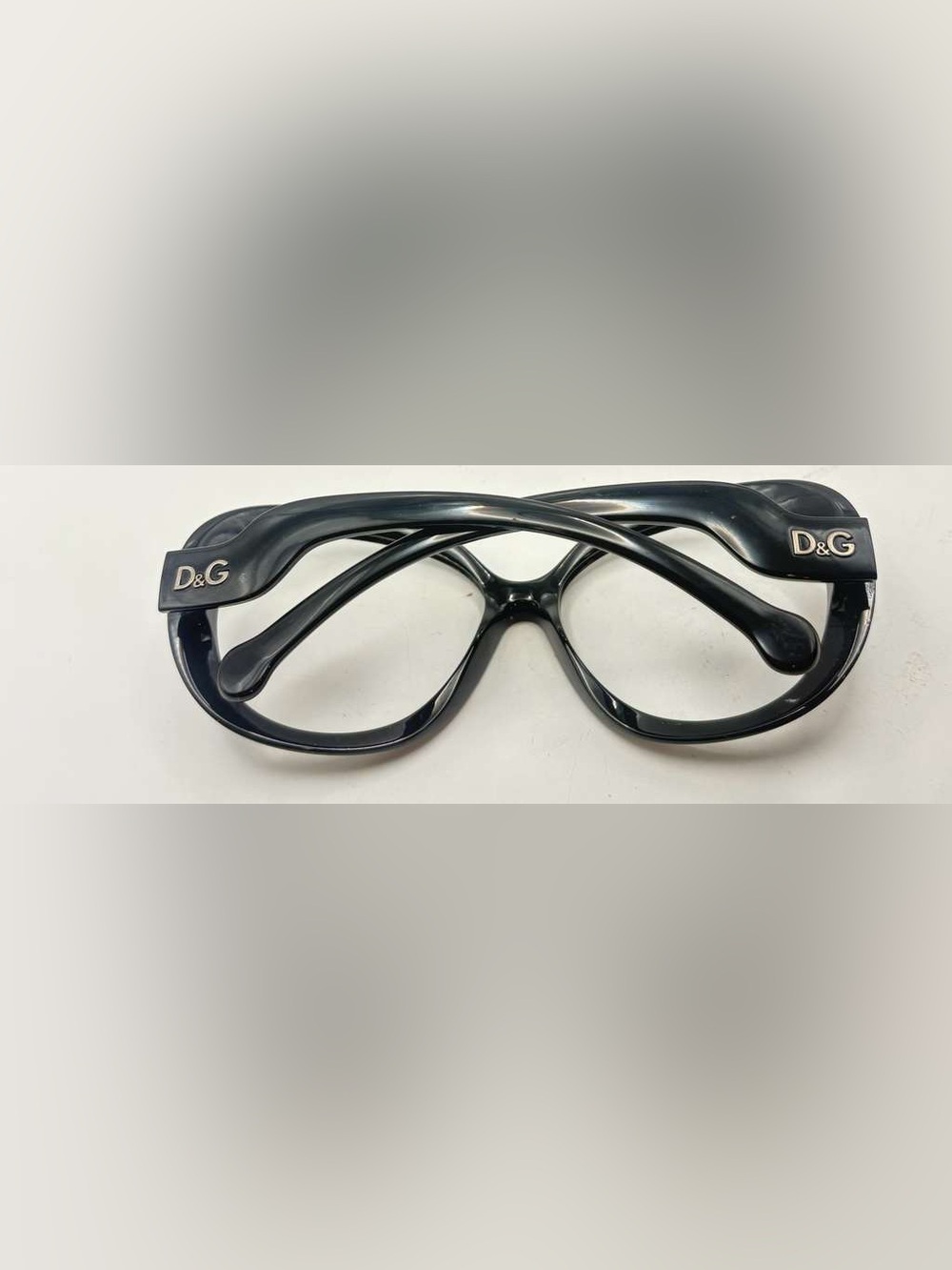 Dolce & Gabbana DD8063 Black Oval Sunglasses Frames Only - Picture 4 of 8
